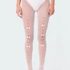 Bowtie Cutout Tights