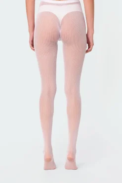 Bowtie Cutout Tights