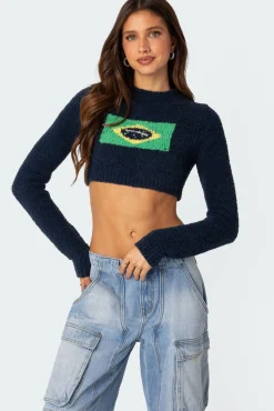 Brasil Cropped Sweater