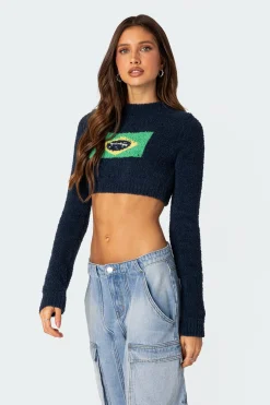 Brasil Cropped Sweater