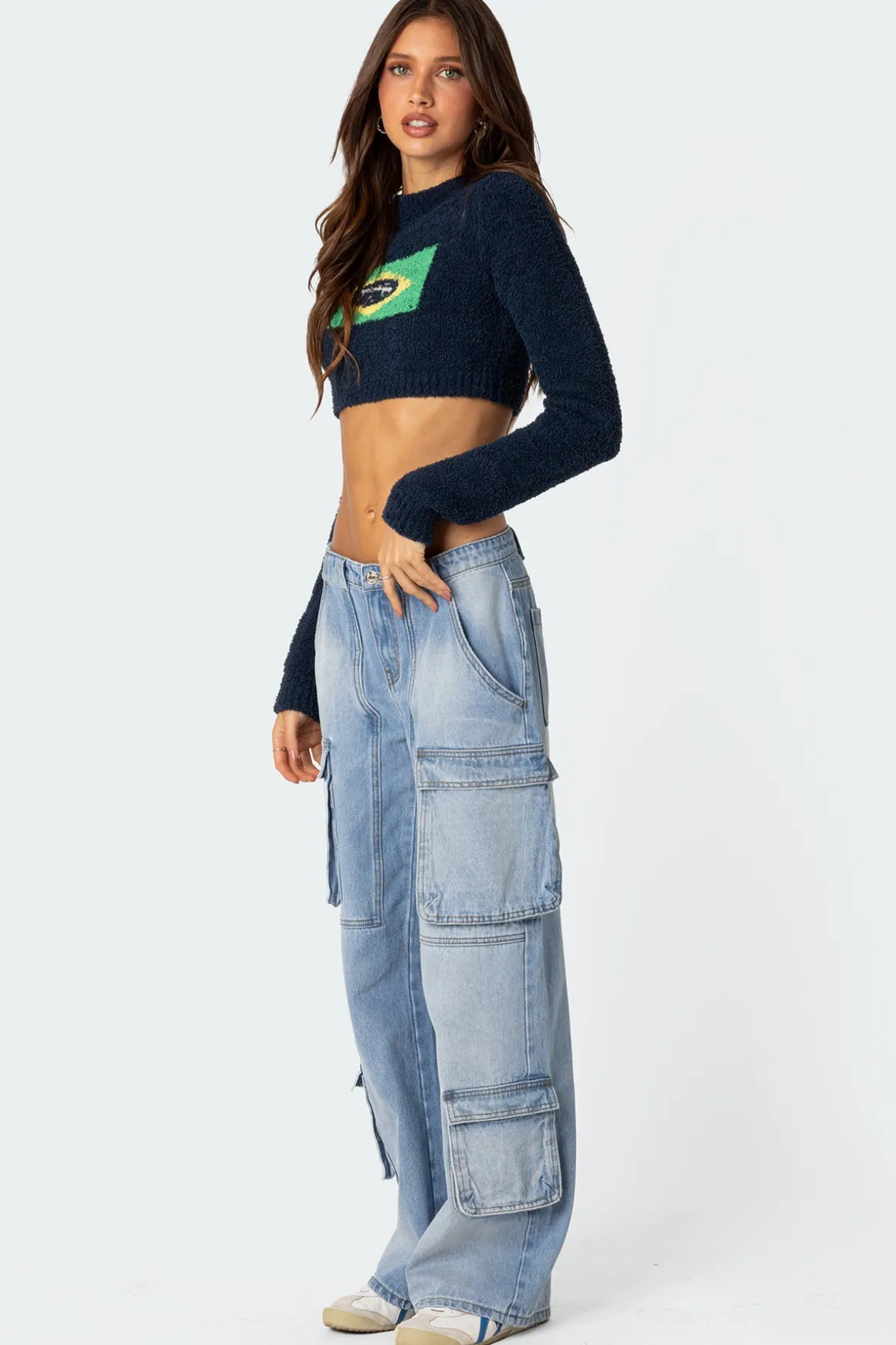 Brasil Cropped Sweater