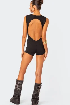 Brynley Open Back Romper