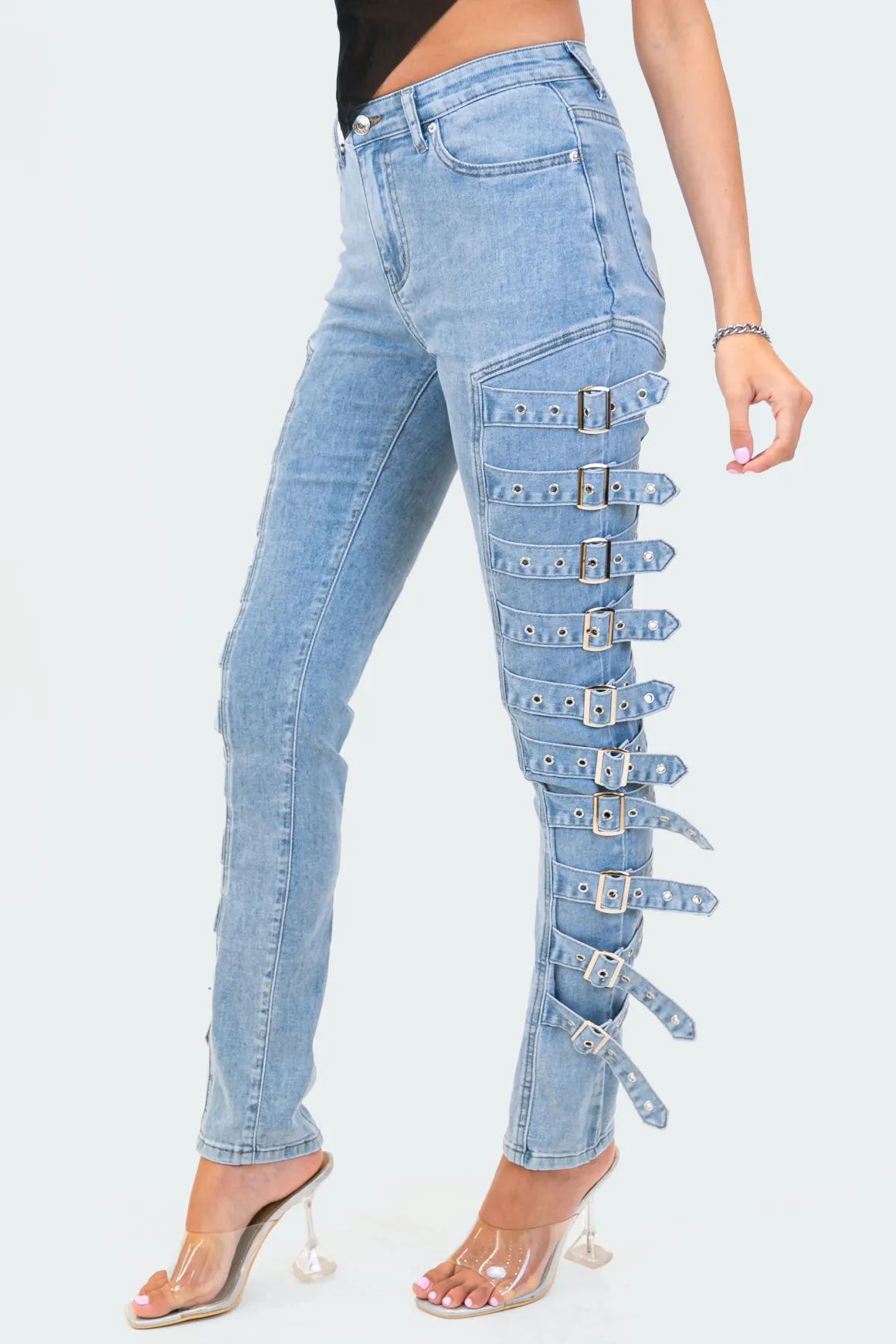 Buckle Up Stretch Jeans