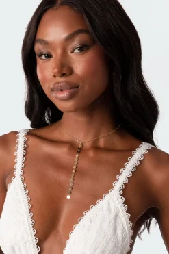 Cascading Sequin Necklace