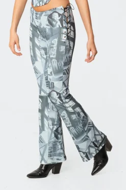 Casper Laced Flared Pants