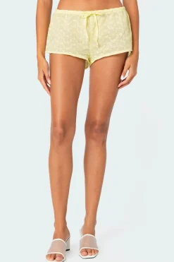 Cayenne Eyelet Micro Shorts
