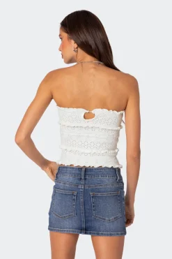Cecily Strapless Knit Top