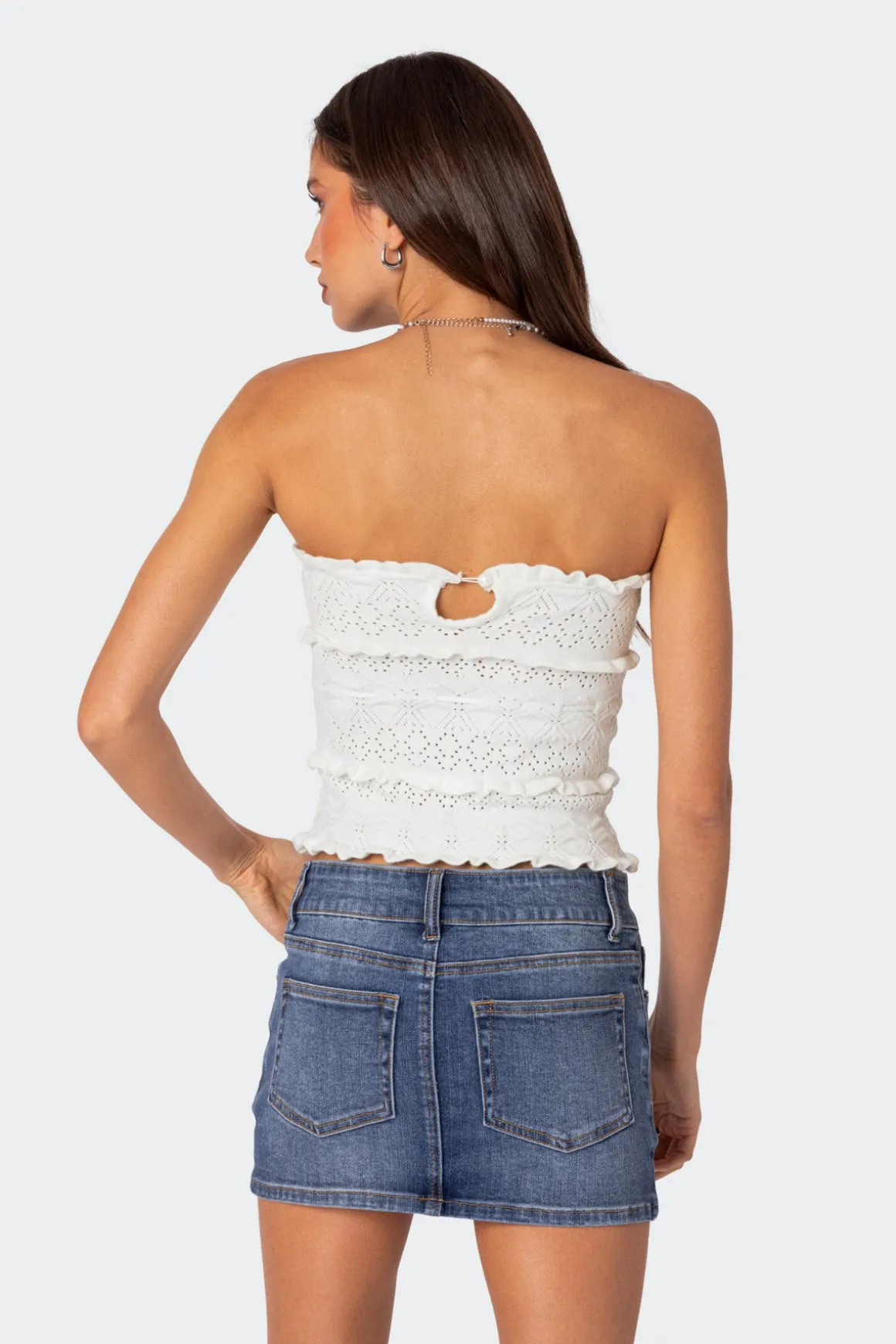 Cecily Strapless Knit Top
