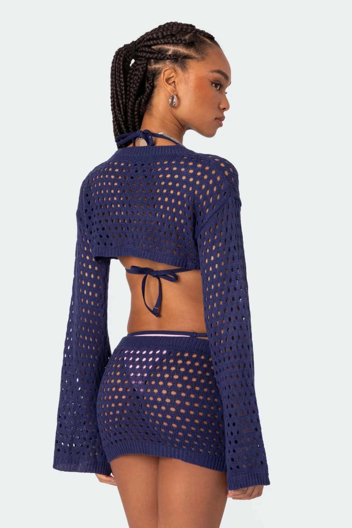 Celena Crochet Shrug Top
