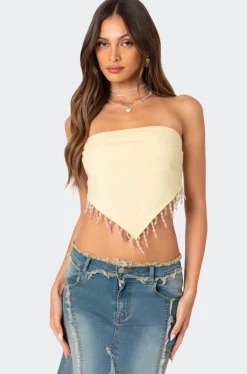 Chandelier Beaded Triangle Top
