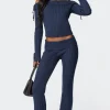 Chase Fold Over Cable Knit Pants