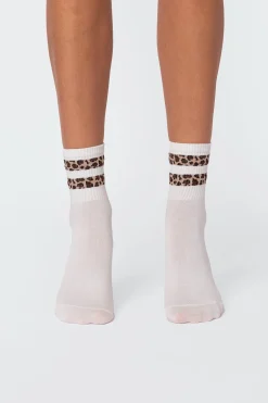 Cheetah Stripe Socks