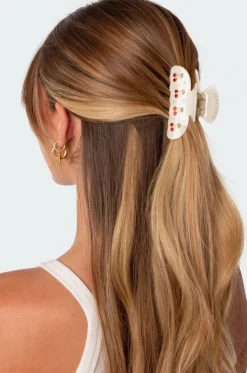 Cherry Claw Hair Clip