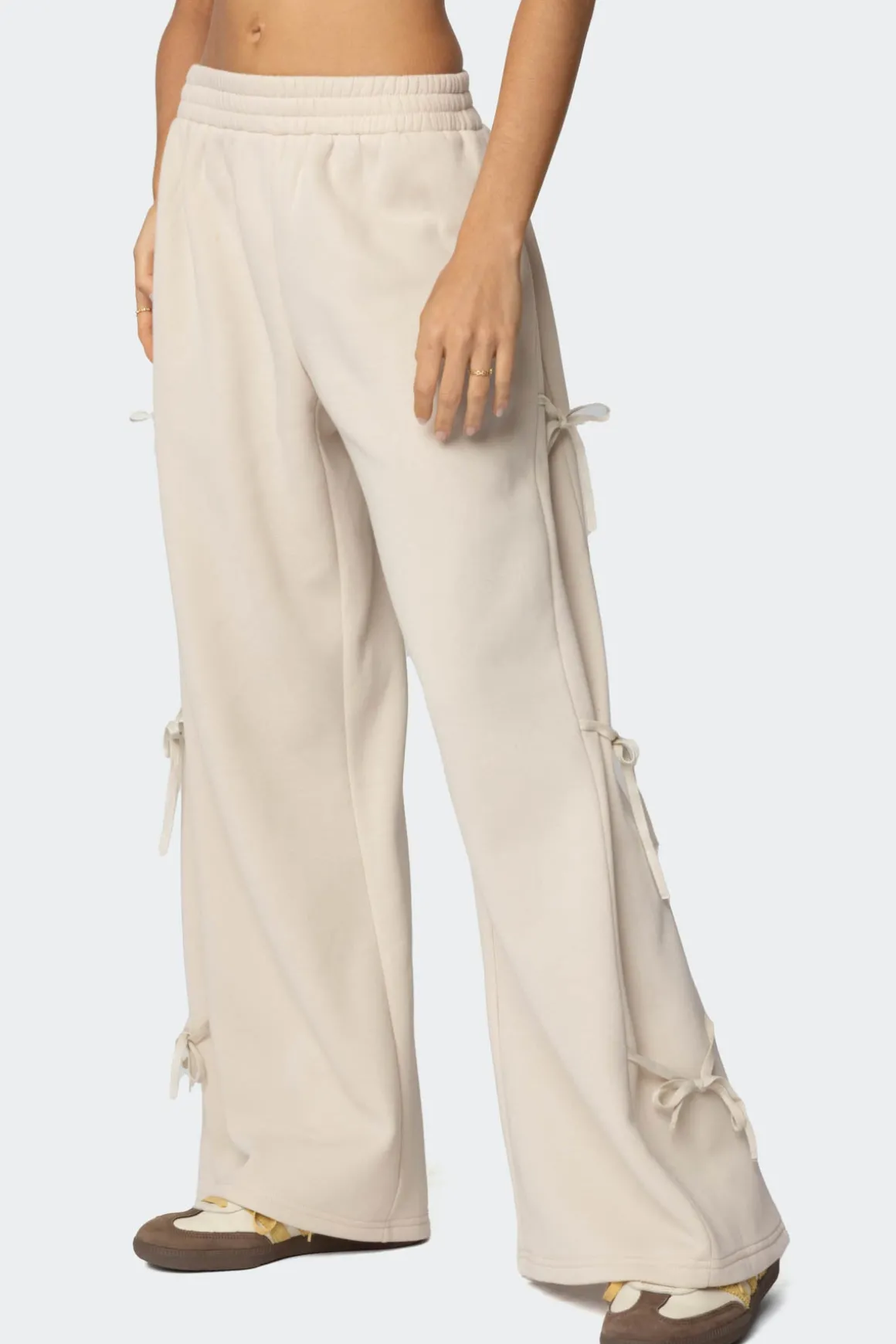 Claudette Baggy Ribbon Sweatpants