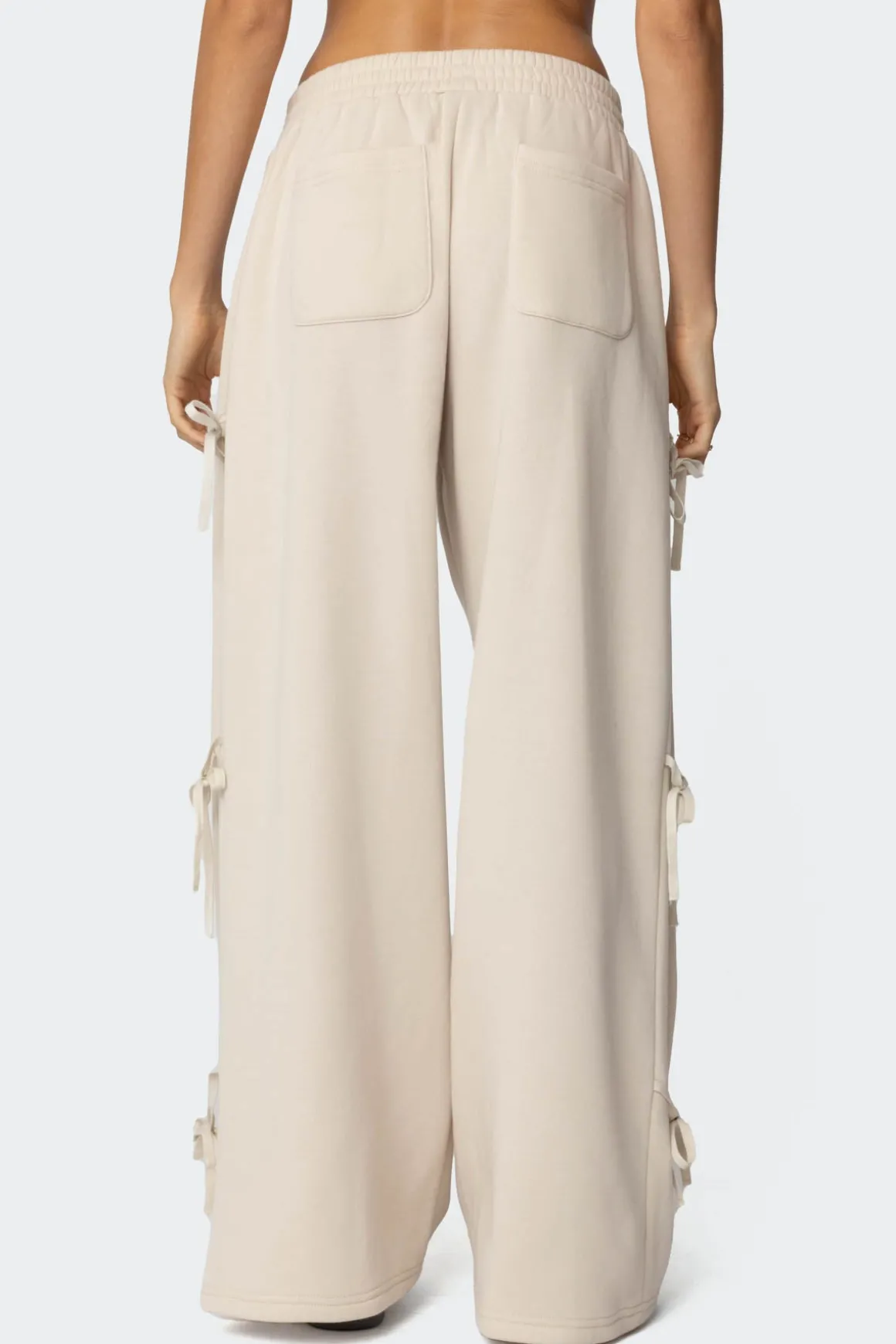 Claudette Baggy Ribbon Sweatpants