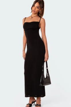 Clea Open Back Maxi Dress