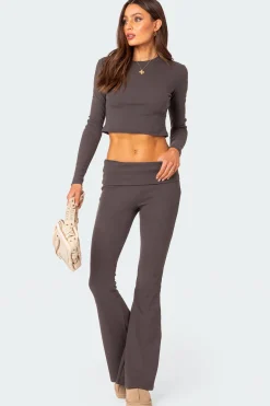 Coffee Break Ribbed Top