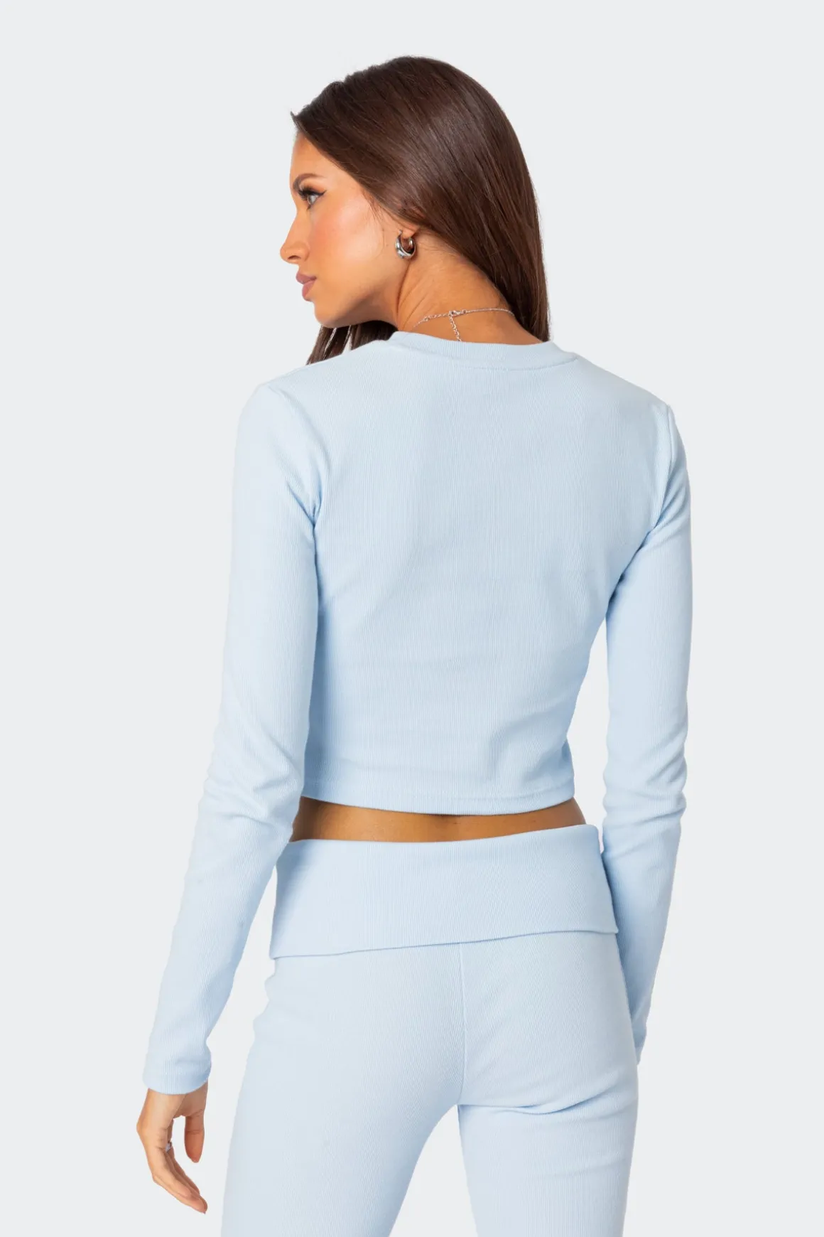 Coffee Break Ribbed Top