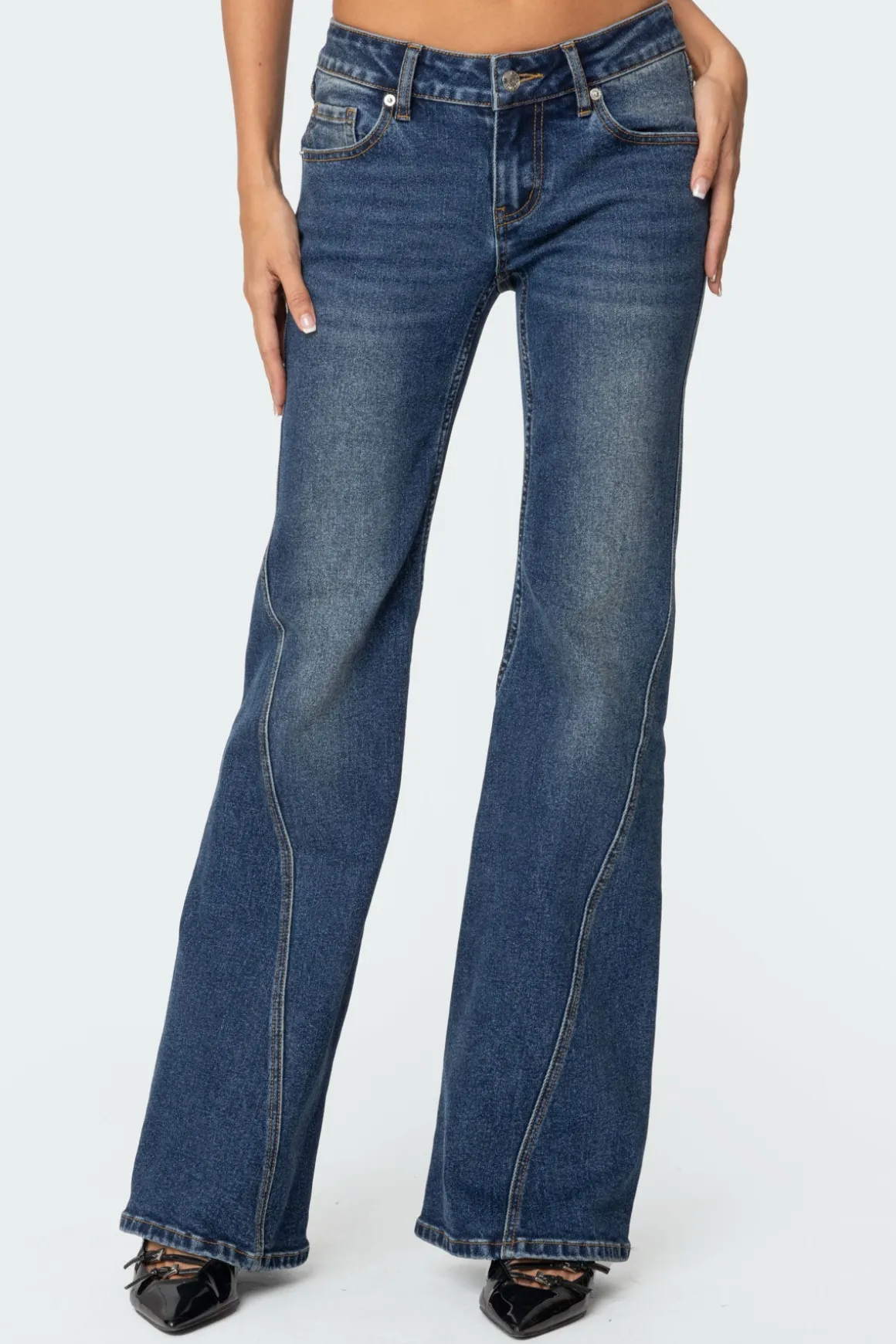 Colton Boot Cut Low Rise Jeans