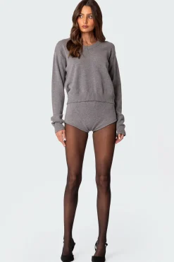Comfort Club Knit Micro Shorts