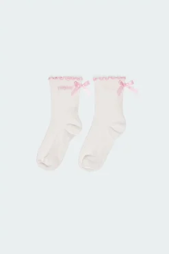 Contrast Frill Socks