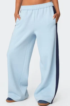 Contrast Panel Sweatpants