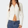 Cora Knitted Zip Up Cardigan