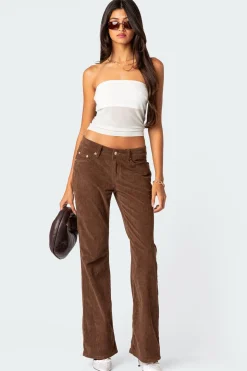 Corduroy Bootcut Flared Pants
