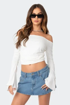 Corey Off The Shoulder Gathered Top