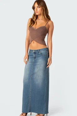Crossover Mesh Tank Top
