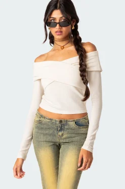 Crossover Off Shoulder Top