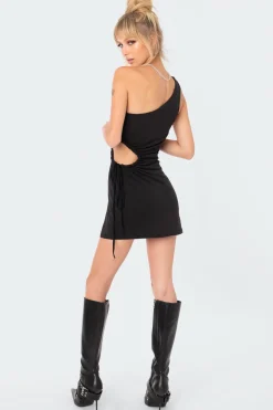 Cut Out Slitted Micro Dress