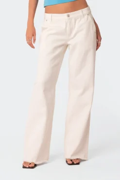 Dahlia Low Rise Straight Leg Jeans