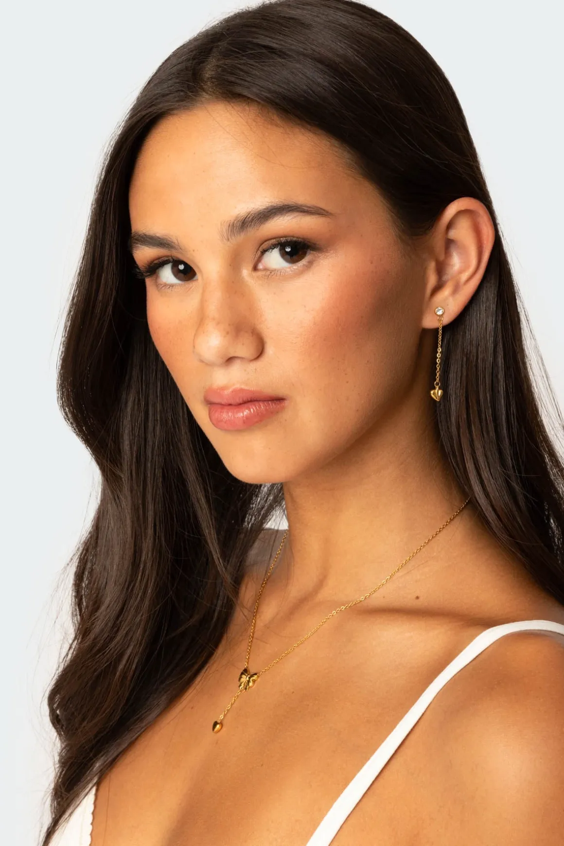 Dangley Heart Earrings