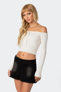 Dawna Tie Front Knit Top