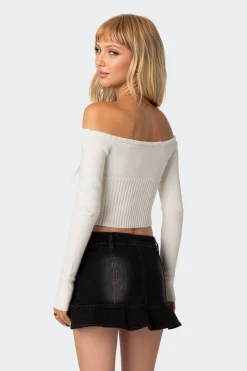 Dawna Tie Front Knit Top