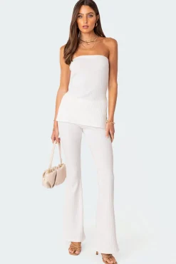 Dekota Slit Ribbed Top
