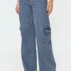 Deliah Low-Rise Cargo Jeans