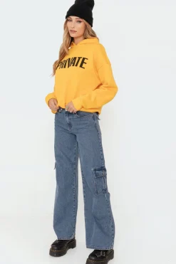 Deliah Low-Rise Cargo Jeans