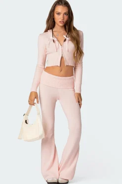 Desiree Knitted Hooded Cardigan