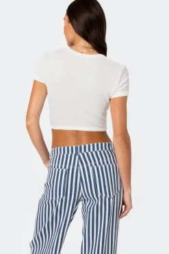 Dez Crisscross Waffle Top