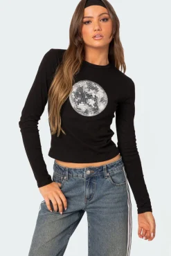 Disco Girl Long Sleeve T Shirt