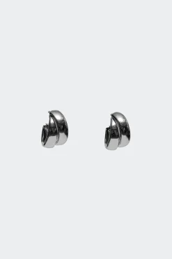 Double Time Chunky Hoop Earrings