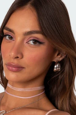 Double Time Chunky Hoop Earrings