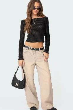Dusty Washed Low Rise Jeans