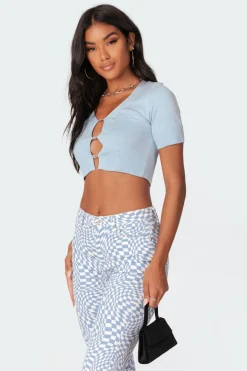 Ed Diamonte Knitted Top