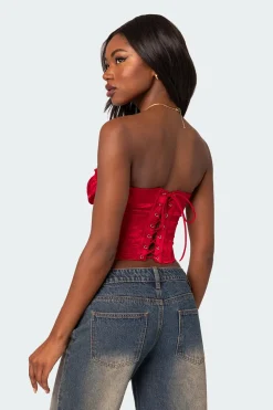 Elaine Satin Corset