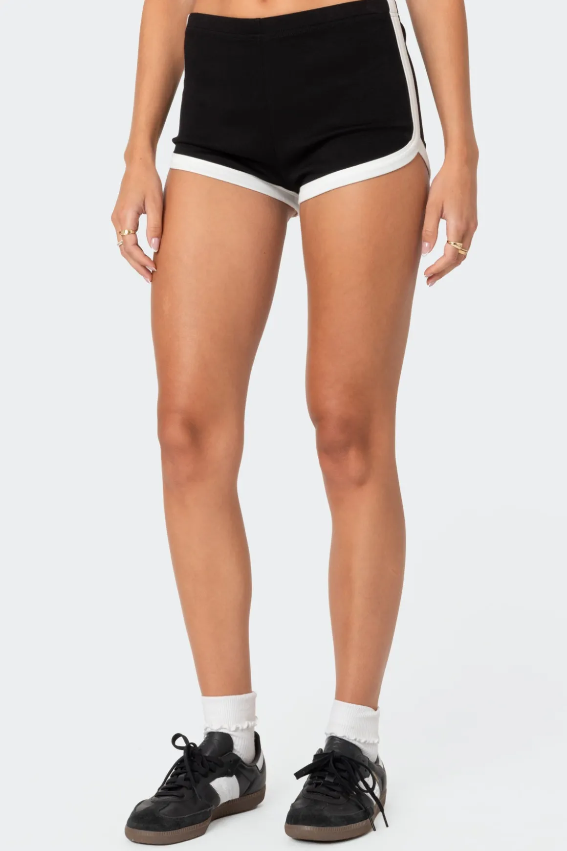 Elana Contrast Micro Shorts