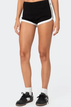 Elana Contrast Micro Shorts