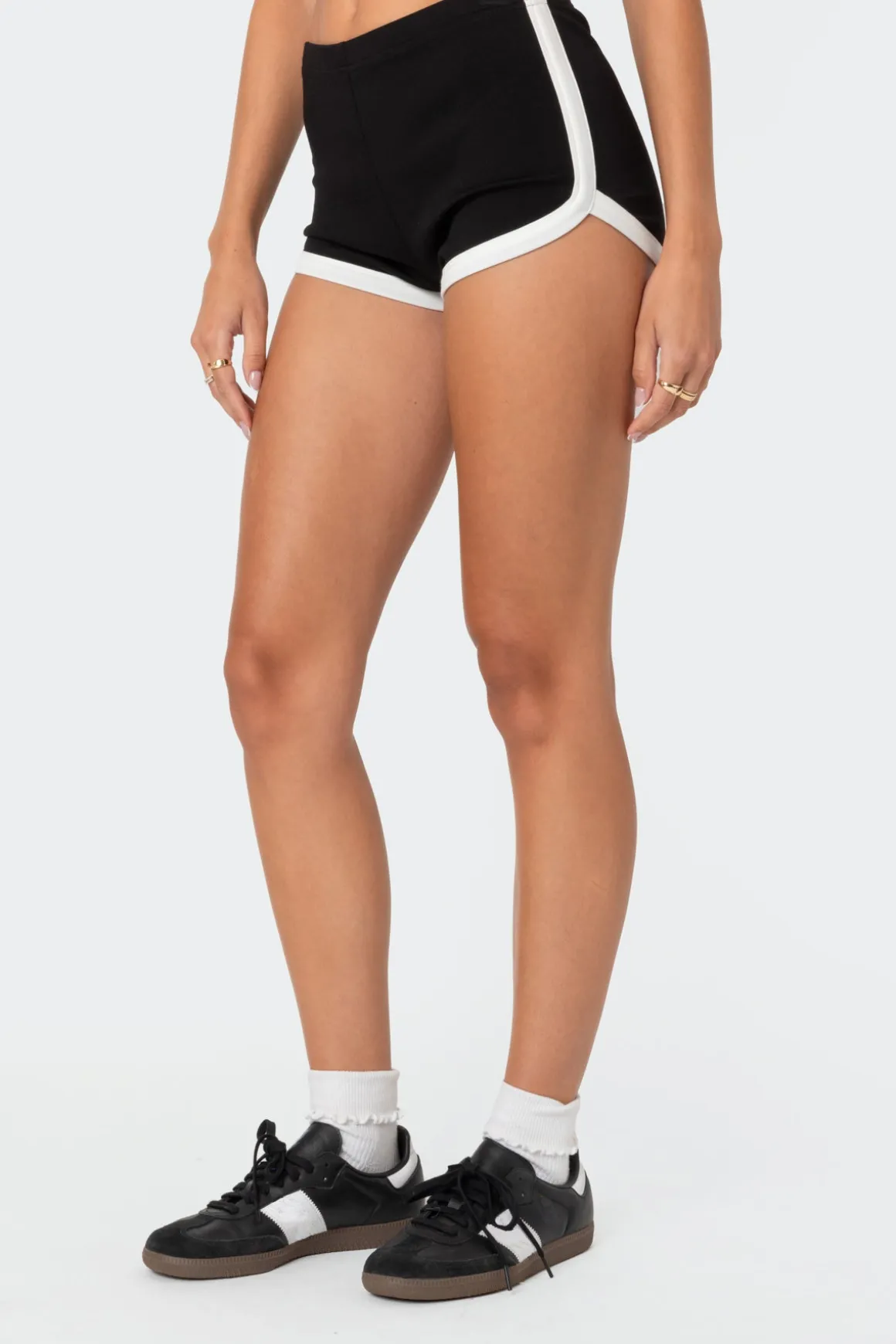 Elana Contrast Micro Shorts